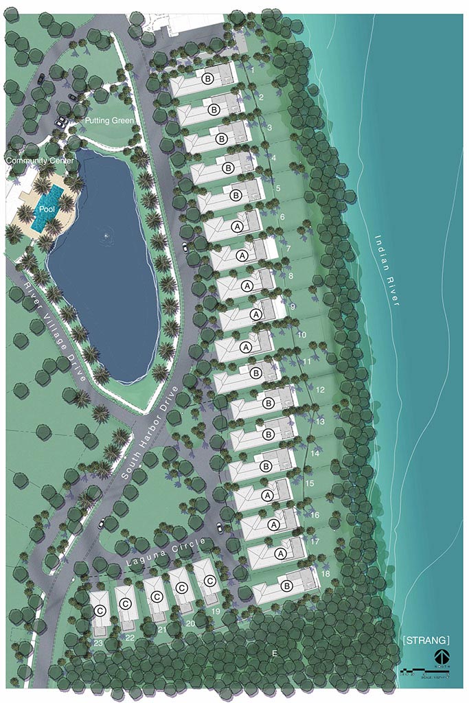 aerial map of laguna village homesites